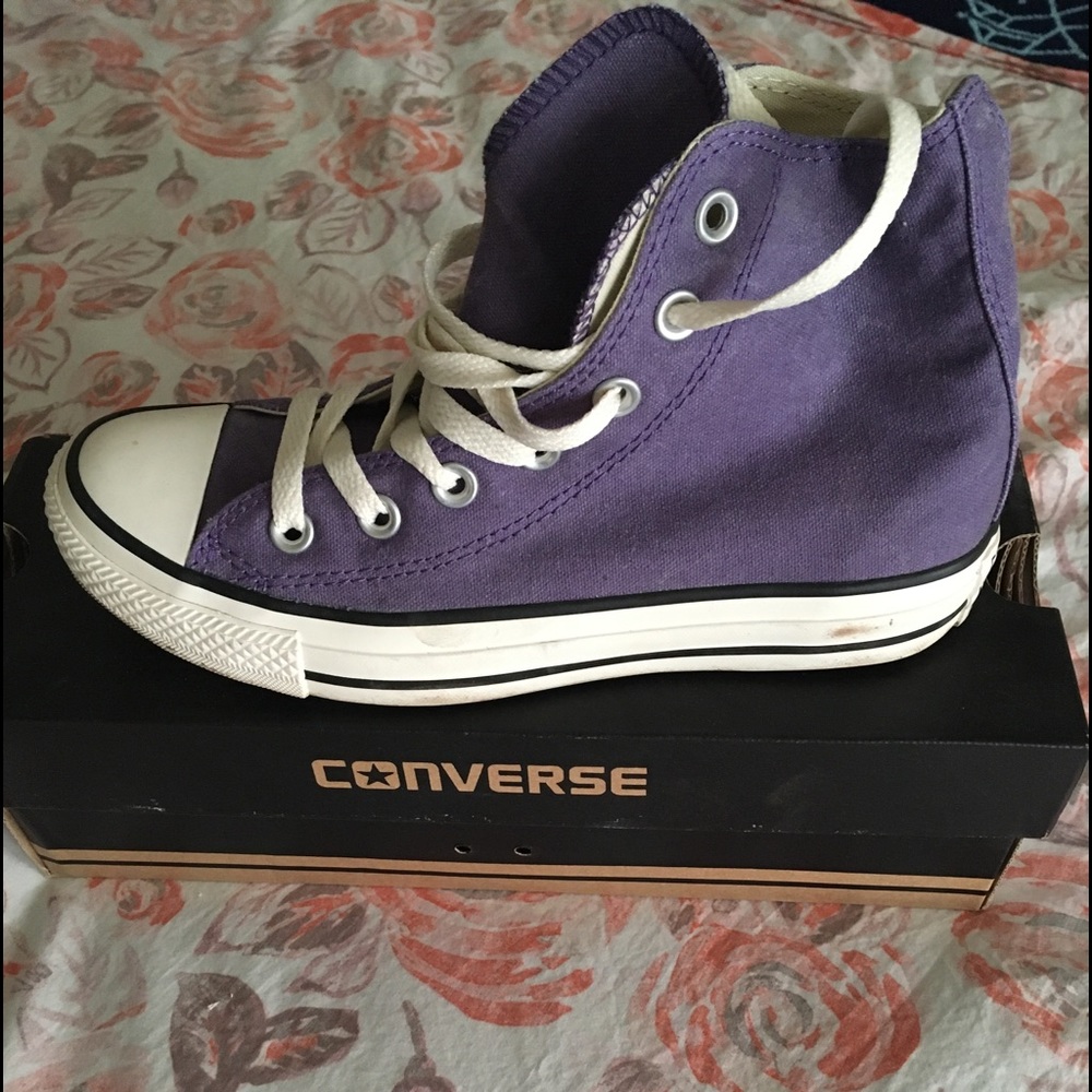 Purple Converse